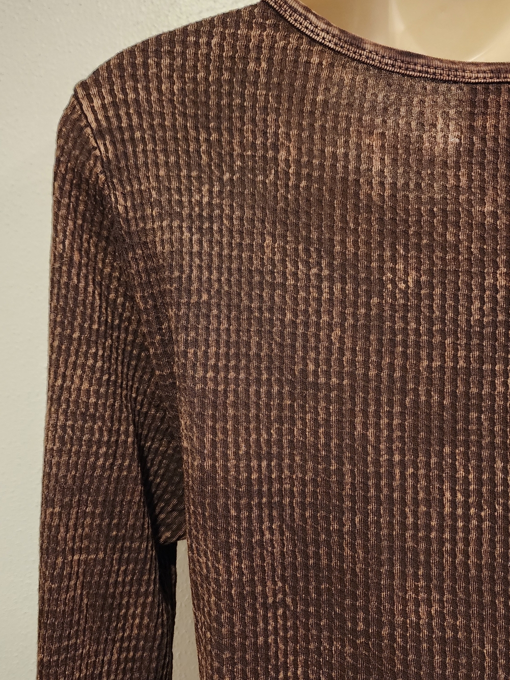 Brown Studded Skull Graphic Long-Sleeve Top - Picture 5 of 6